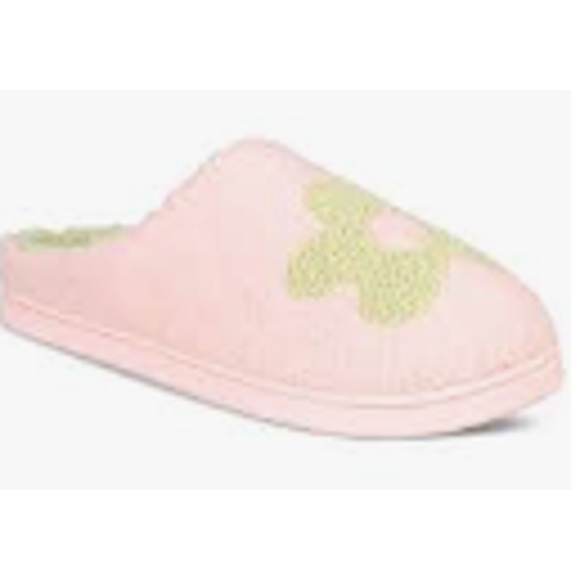 Women's Boxed Slippers L ( 9/10) Pink Flower  NWT - Picture 1 of 2